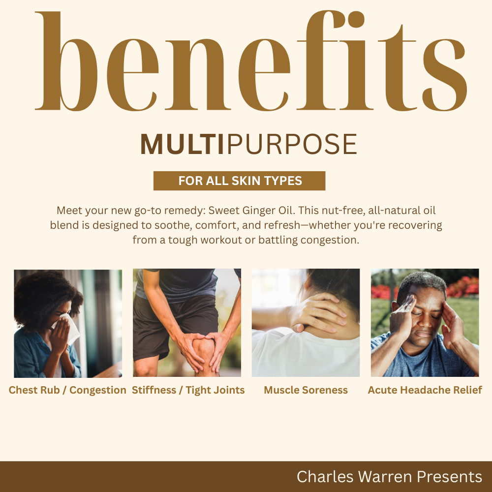 [Nut-Free] Sweet Ginger Dry Oil for Sensitive Skin